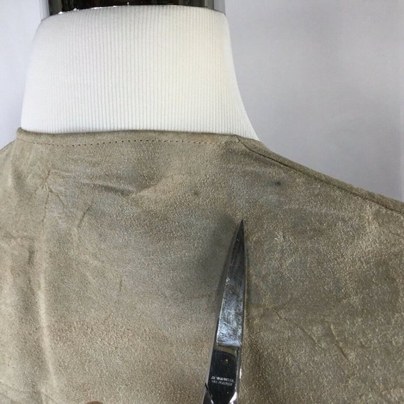 Leather Vest~Long Fringe~Western~Boho~Animal Hide~ - Picture 8 of 8